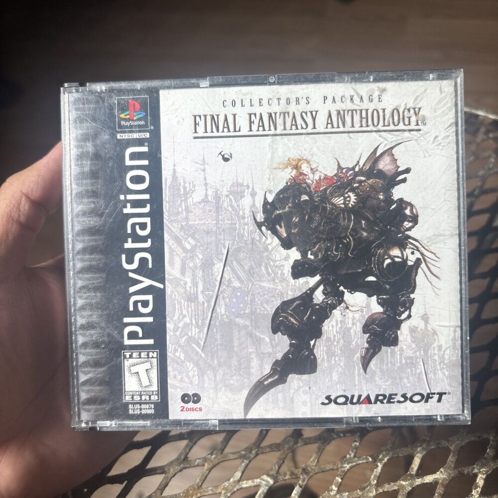 Final Fantasy Anthology (Sony PlayStation 1, 1999) Black Label No Manual Music